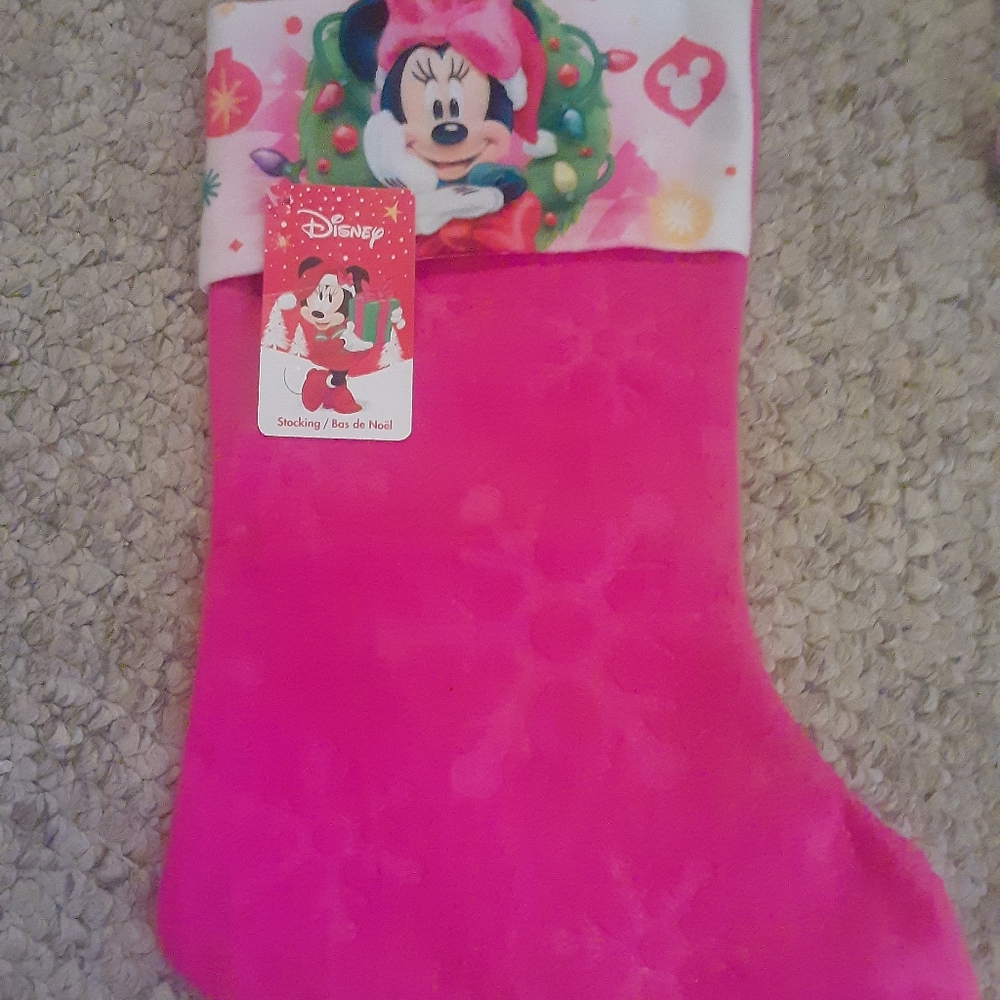 New Kids Minnie Mouse Christmas Stocking